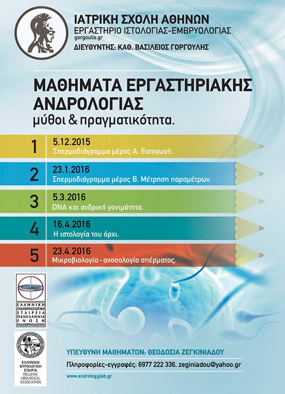 Μαθήματα εργαστηριακής ανδρολογίας - Μύθοι και Πραγματικότητα